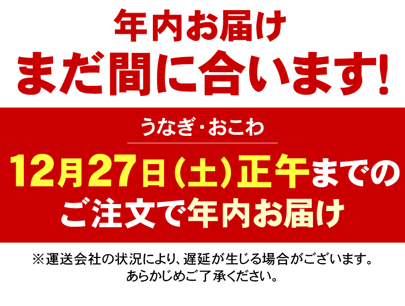 年内出荷まだ間に合