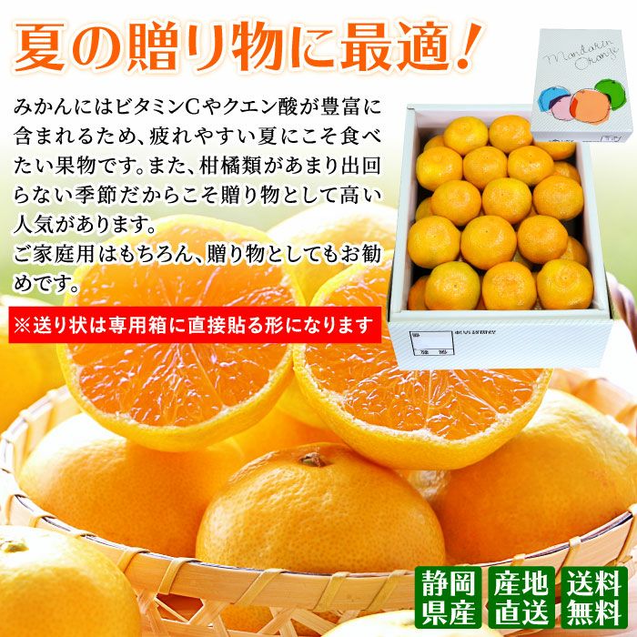かさ　静岡県牧之原市産ハウスみかん お中元 静岡県産ハウスみかん 1．2kg 御中元 夏ギフト