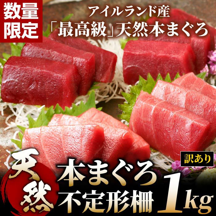 タラコ様用　北海道産天然本鮪1キロ 天然本まぐろ不定形柵1キロセット│ 鮪のお取り寄せなら│大五